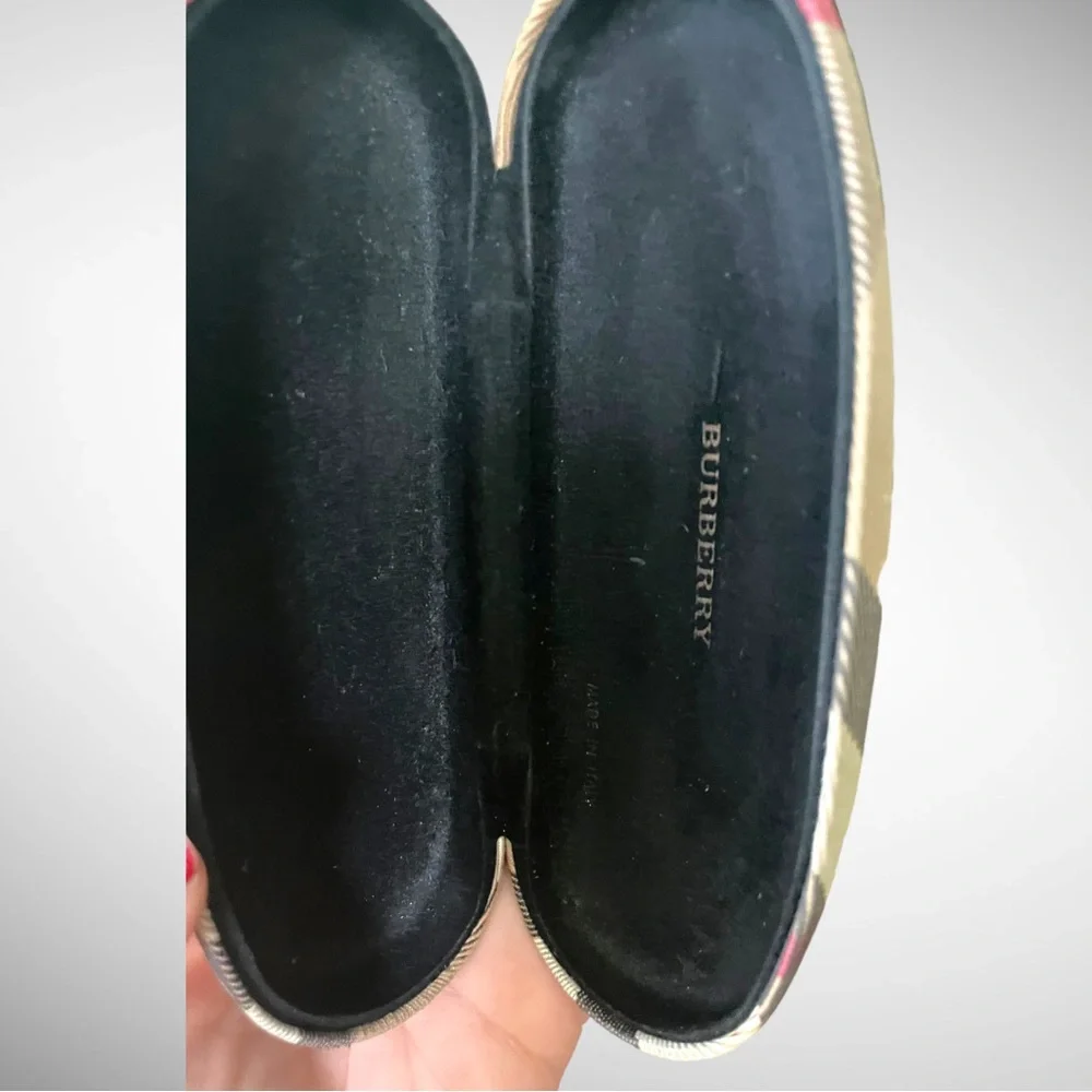BURBERRY NOVA CHECK FABRIC EYEGLASS CASE